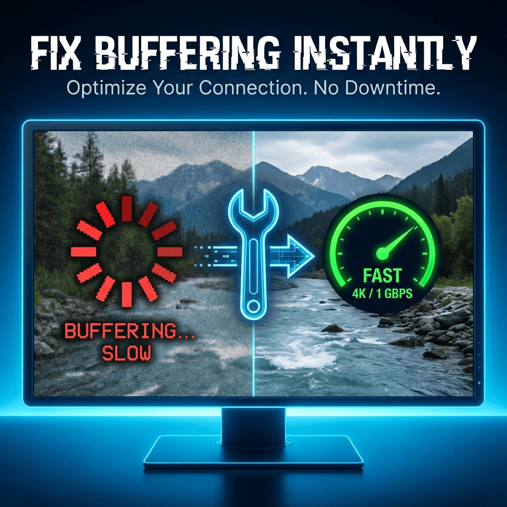 Why Your IPTV Keeps Buffering (And How to Fix It Instantly) | Best IPTV Guide 2026 - Buy Premium IPTV Subscription