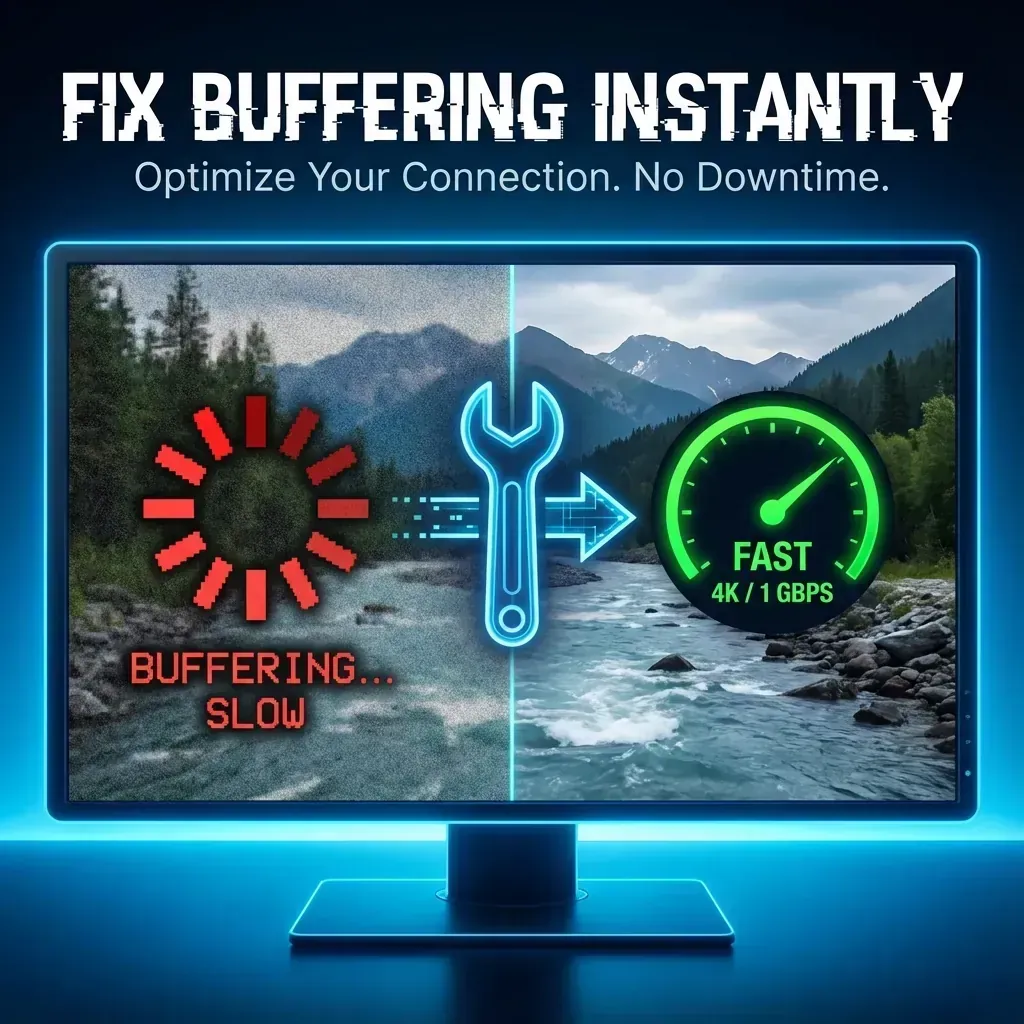 Why Your IPTV Keeps Buffering (And How to Fix It Instantly) | IPTV Streaming Guide - Buy Best IPTV Service 2026