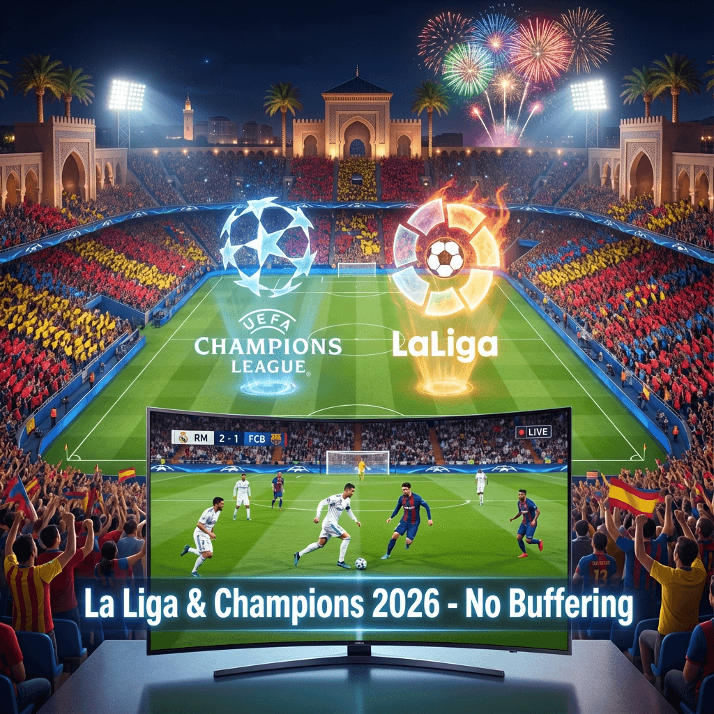Dónde Ver La Liga y Champions League Sin Cortes | IPTV Streaming Guide - Buy Best IPTV Service 2026