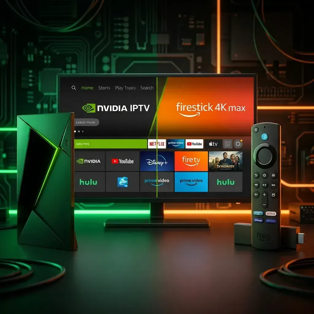 NVIDIA Shield Pro vs. Firestick 4K Max: The Ultimate IPTV Showdown (2026) - Premium Streaming Service Guide NVIDIA Shield Pro vs. Firestick 4K Max: The Ultimate IPTV Showdown (2026) - NVIDIA Shield Pro vs. Firestick 4K Max: The Ultimate IPTV Showdown (2026) | StreamVexa